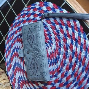 MAKE OFFER-  Maurice's Wristlet- Gray